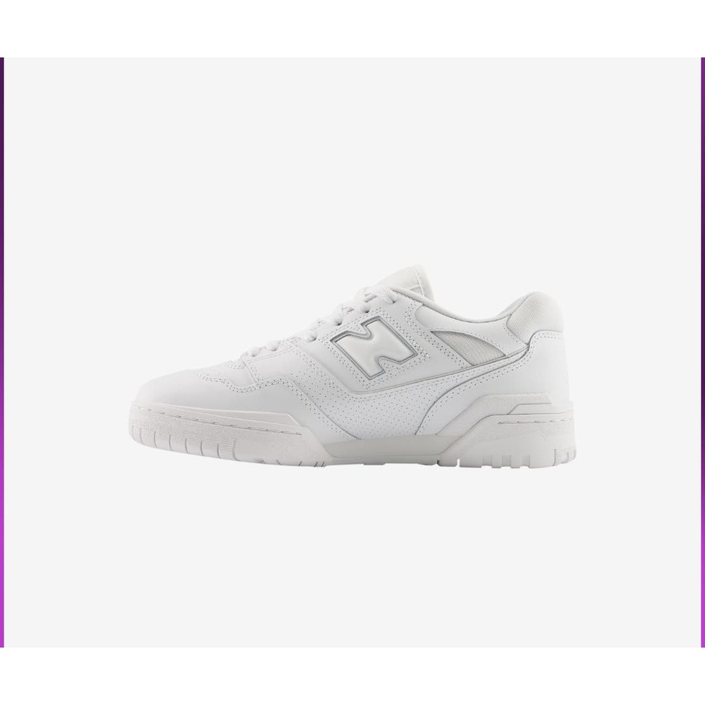 New Balance 550 Brand New All Triple White New Balance Sneaker - Picture 3 of 8
